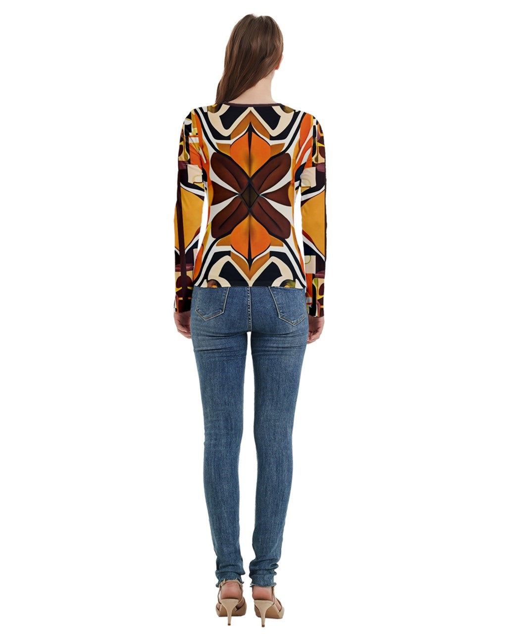 Autumn's Block Women's Cut Out Long Sleeve T-Shirt