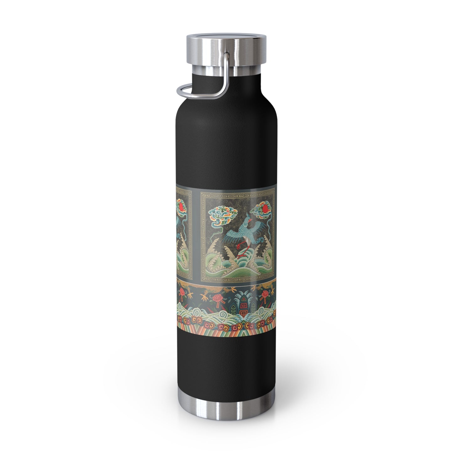 Chinois L'ornement Polychrome by Albert Racine (1825-1893) Vacuum Insulated Bottle, 22oz