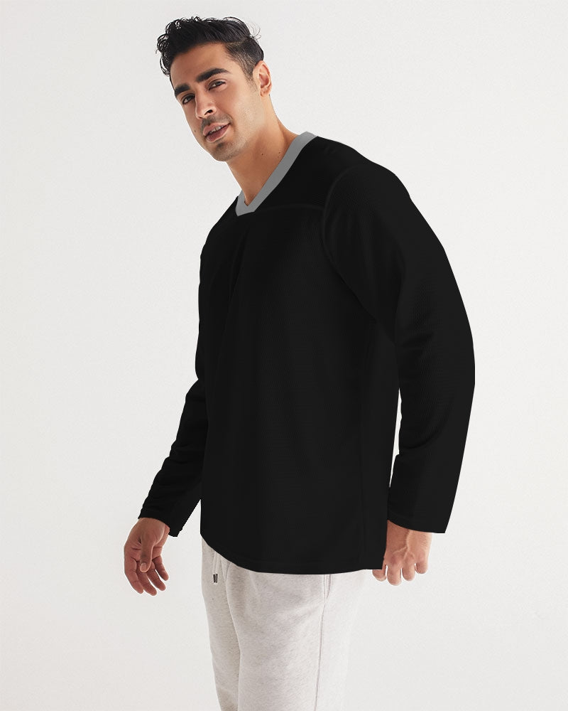 Black 300 Men's All-Over Print Long Sleeve Sports Jersey