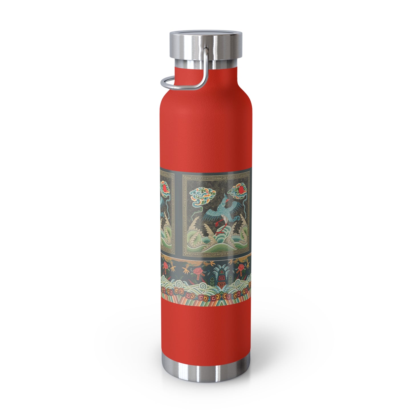 Chinois L'ornement Polychrome by Albert Racine (1825-1893) Vacuum Insulated Bottle, 22oz