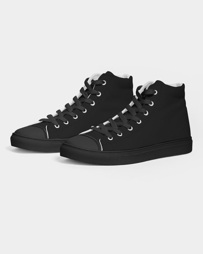 Black 300 Women's Hightop Canvas Shoe - Black