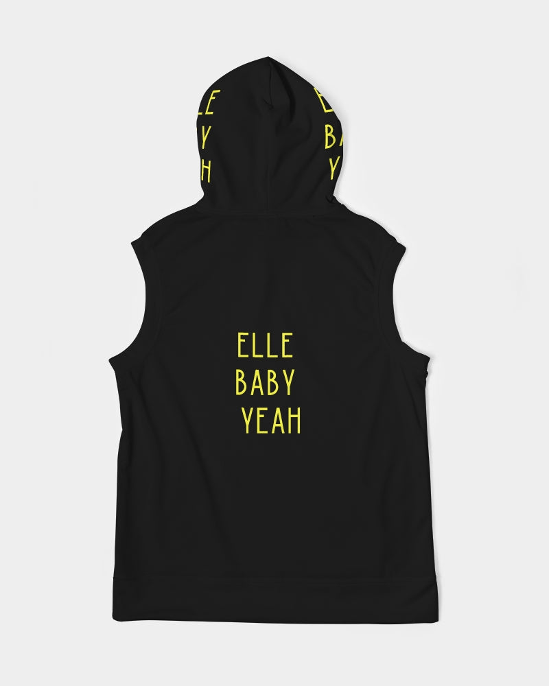 Black 300 Men's All-Over Print Heavyweight Sleeveless Hoodie