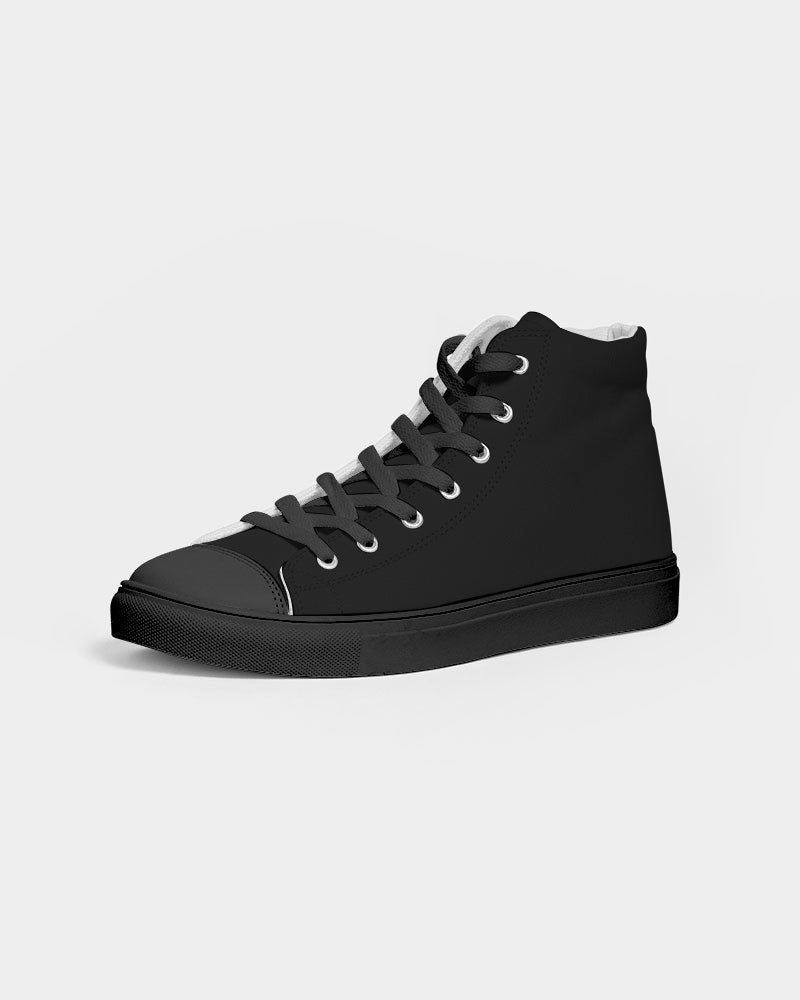 Black 300 Women's Hightop Canvas Shoe - Black