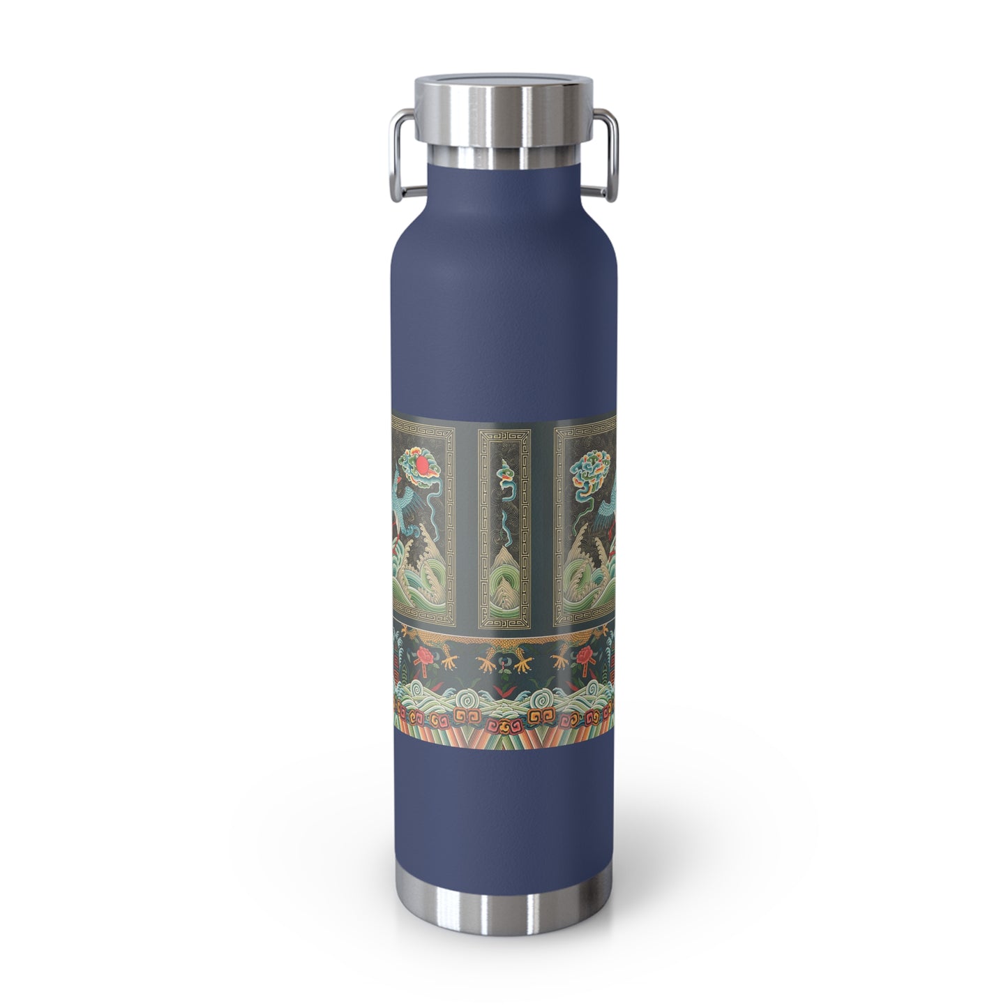Chinois L'ornement Polychrome by Albert Racine (1825-1893) Vacuum Insulated Bottle, 22oz