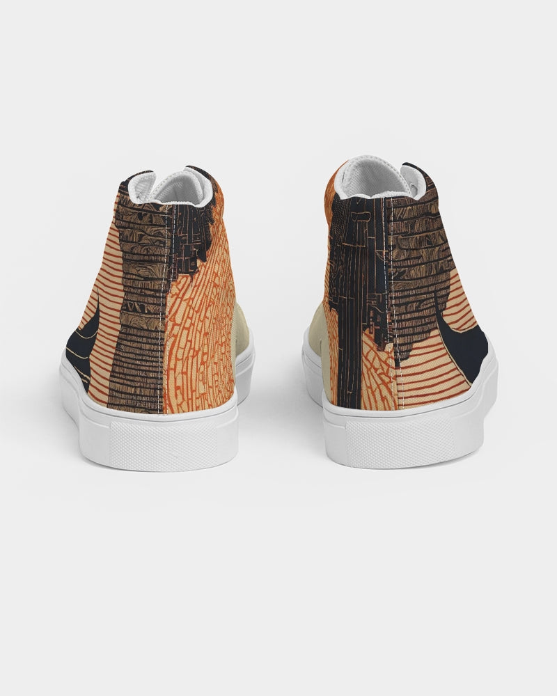 Sunset Women's Sizing Hightop Canvas Shoe