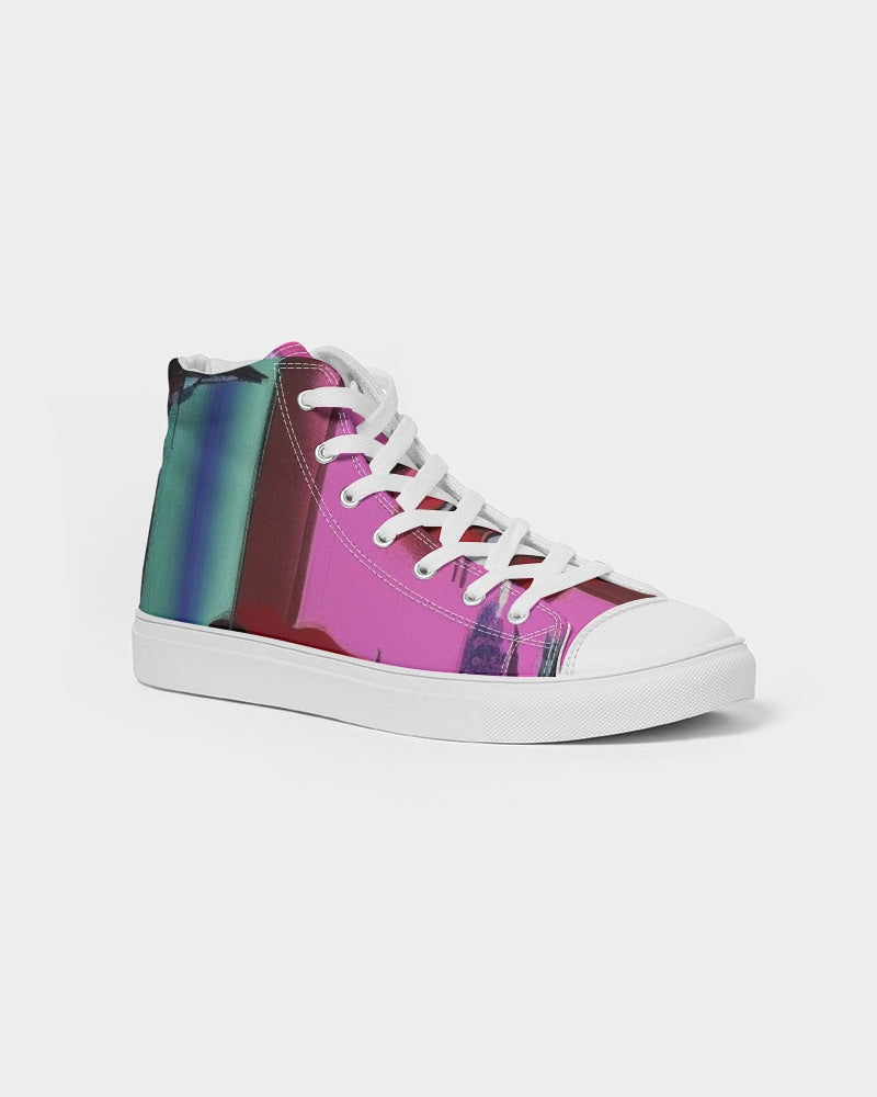 Glam Face hi res Women's Hightop Canvas Shoe