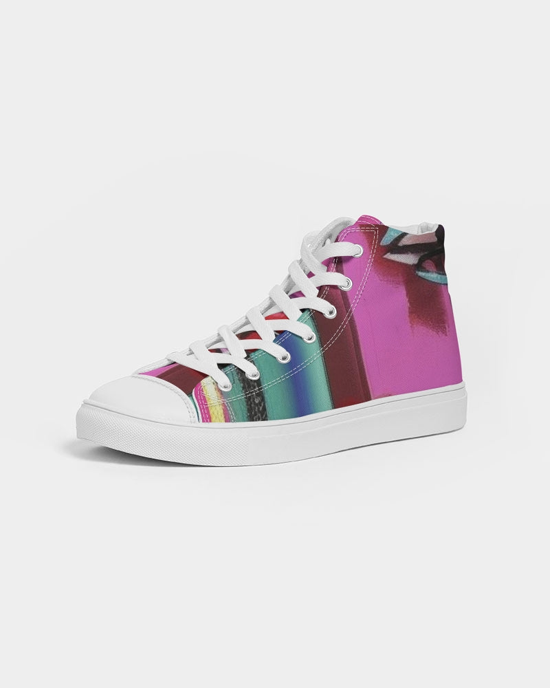 Glam Face hi res Women's Hightop Canvas Shoe