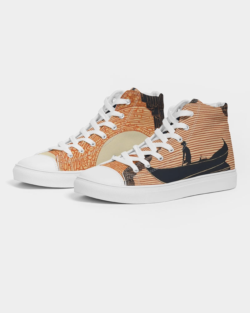 Sunset Women's Sizing Hightop Canvas Shoe