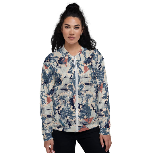 T Time -E.A. Seguy inspired mixed Print Unisex Bomber Jacket