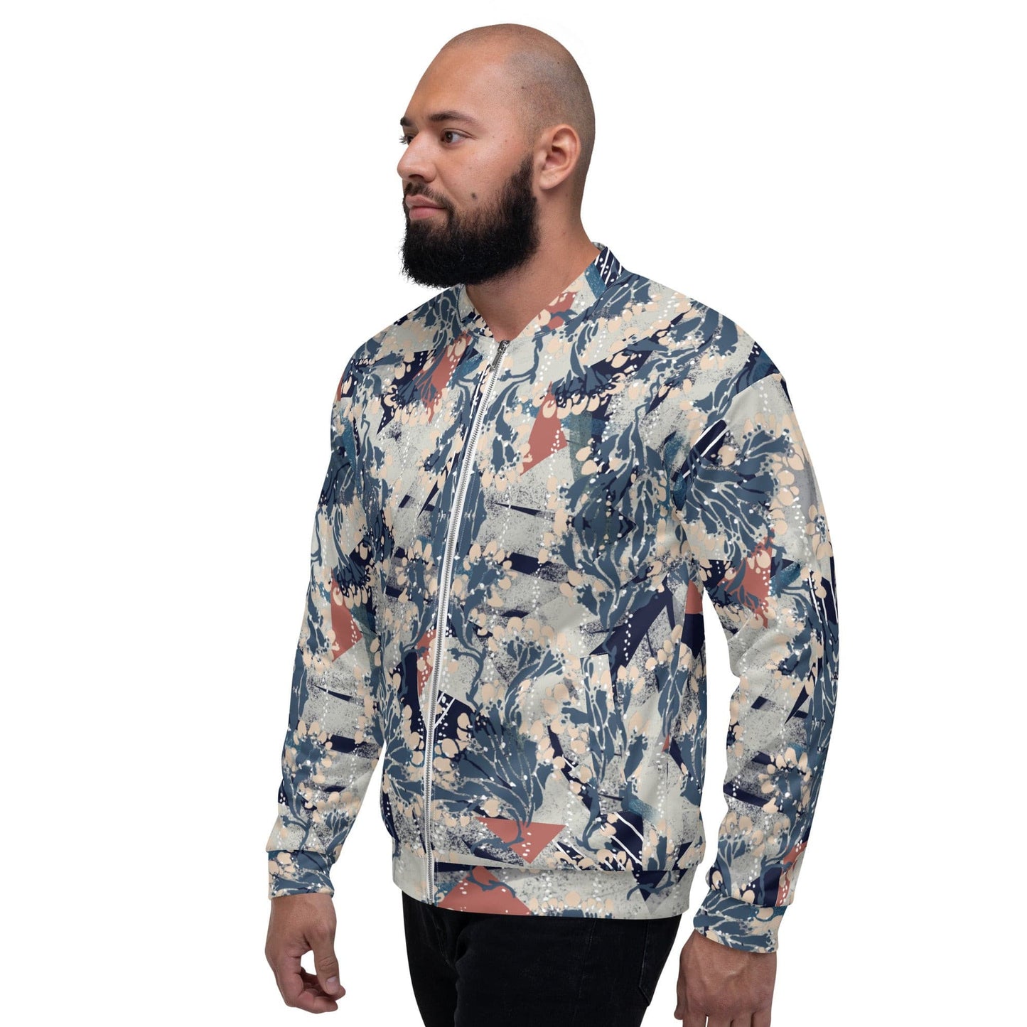 T Time -E.A. Seguy inspired mixed Print Unisex Bomber Jacket