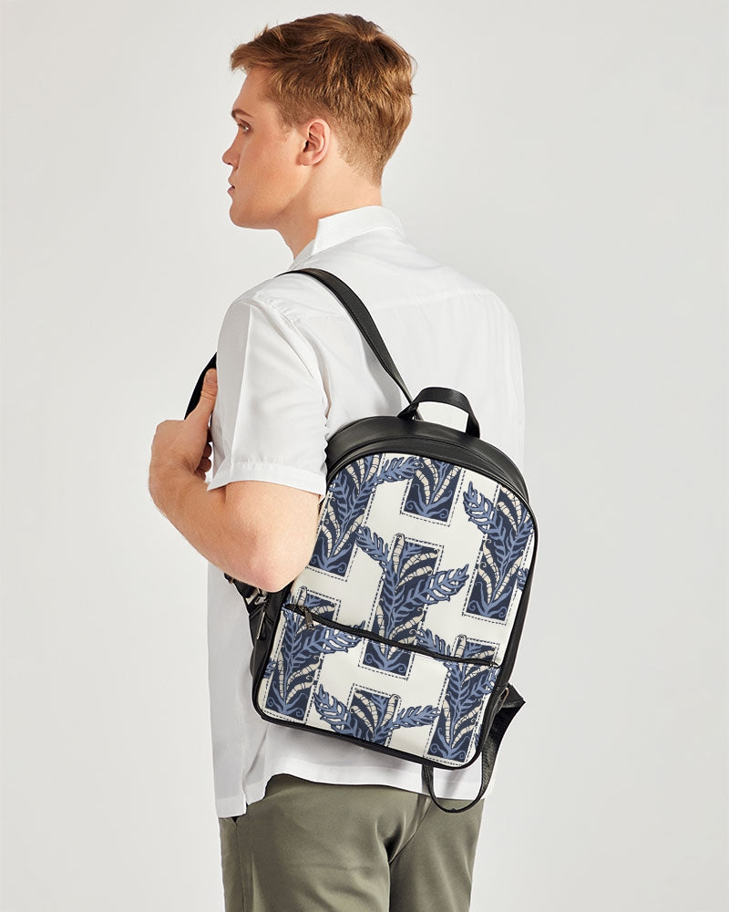 Heron-istic Classic Faux Leather Backpack