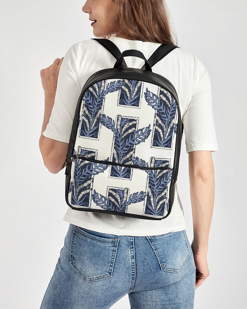 Heron-istic Classic Faux Leather Backpack
