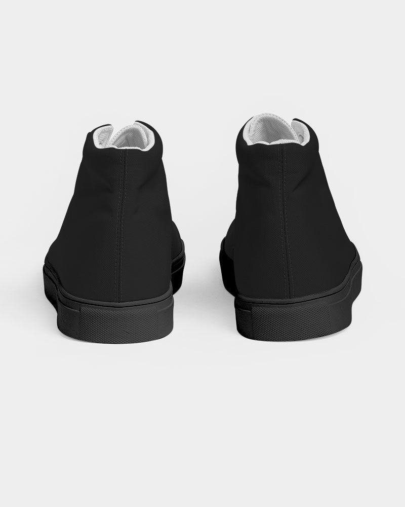 Black 300 Women's Hightop Canvas Shoe - Black