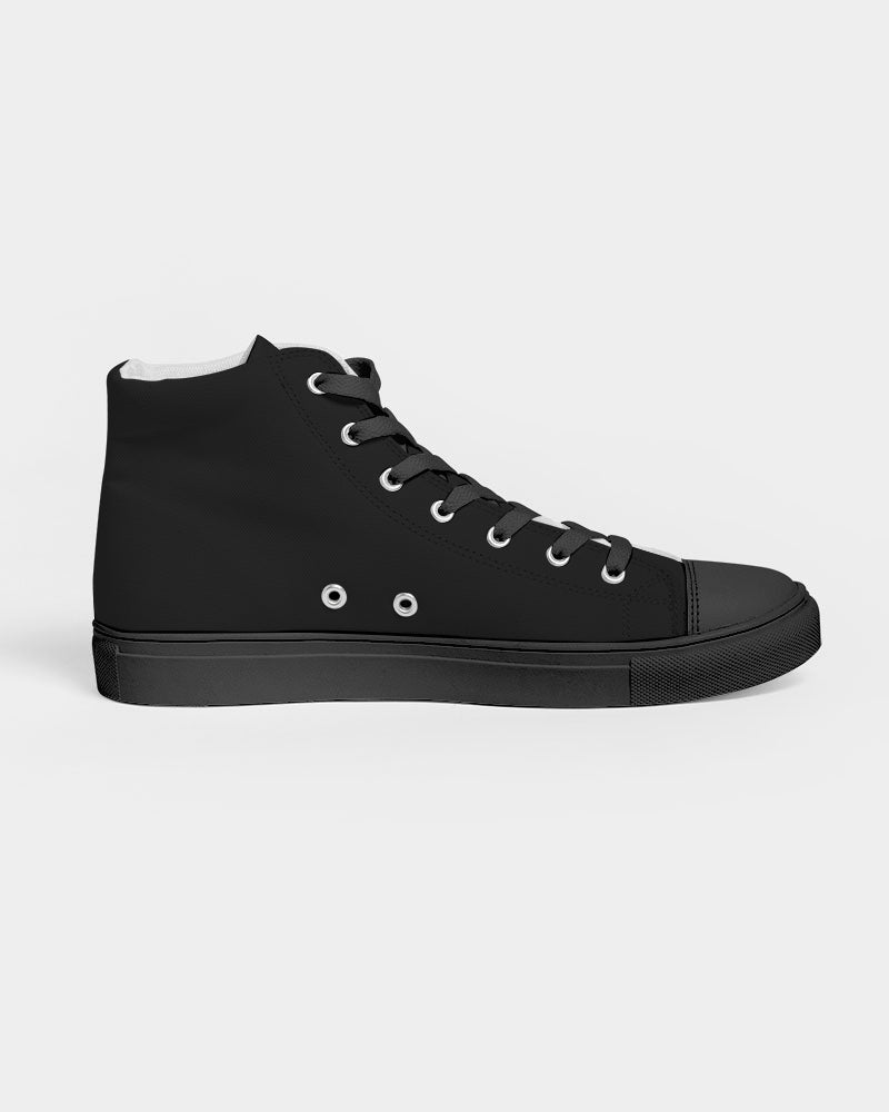 Black 300 Women's Hightop Canvas Shoe - Black
