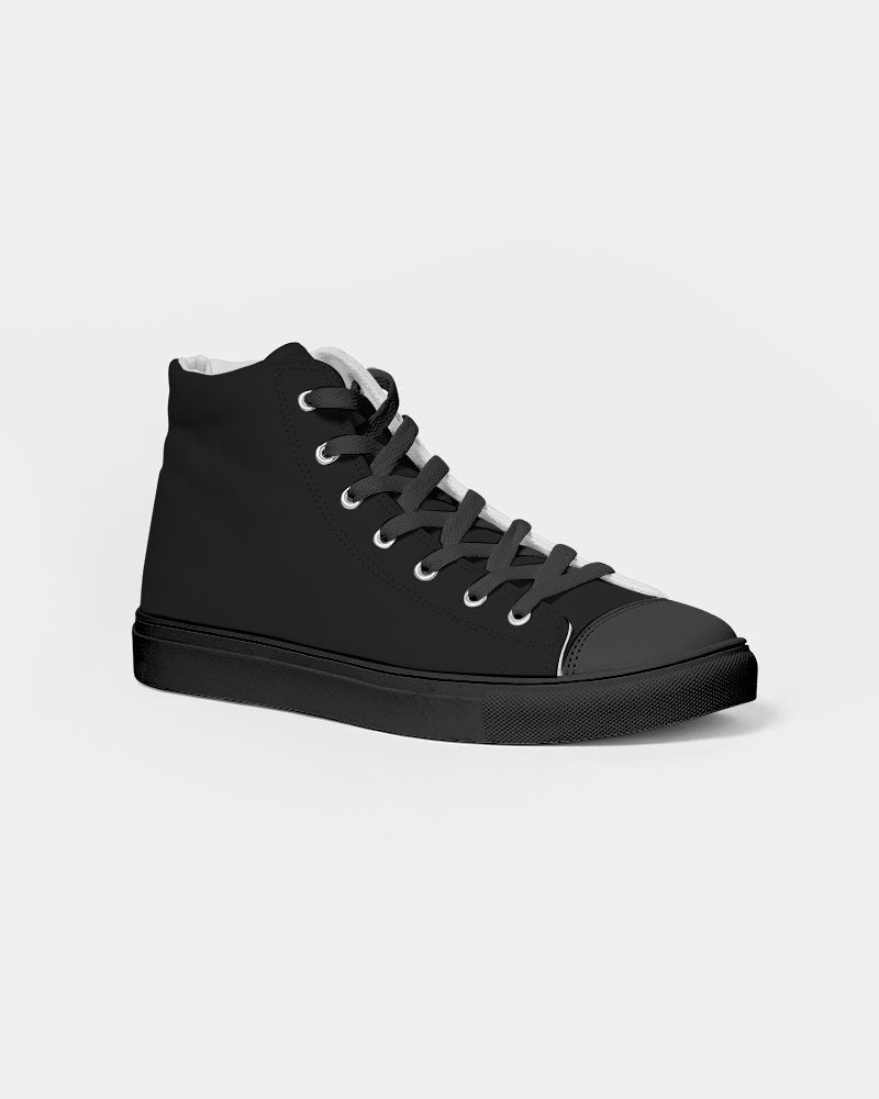 Black 300 Women's Hightop Canvas Shoe - Black