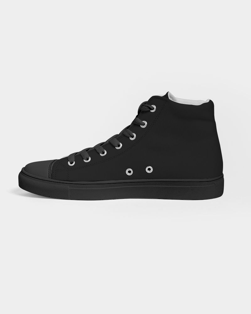 Black 300 Women's Hightop Canvas Shoe - Black