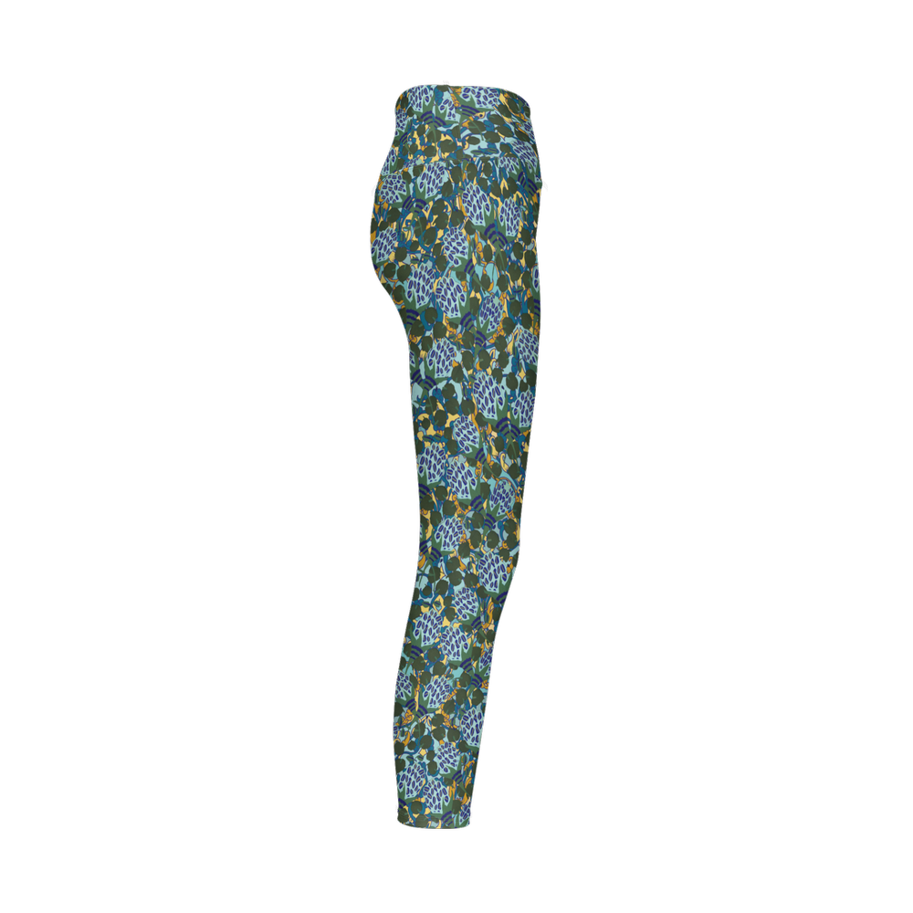 Sea-lestial Women’s High-Rise Leggings-Cloud-Like