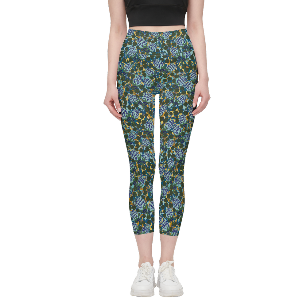 Sea-lestial Women’s High-Rise Leggings-Cloud-Like