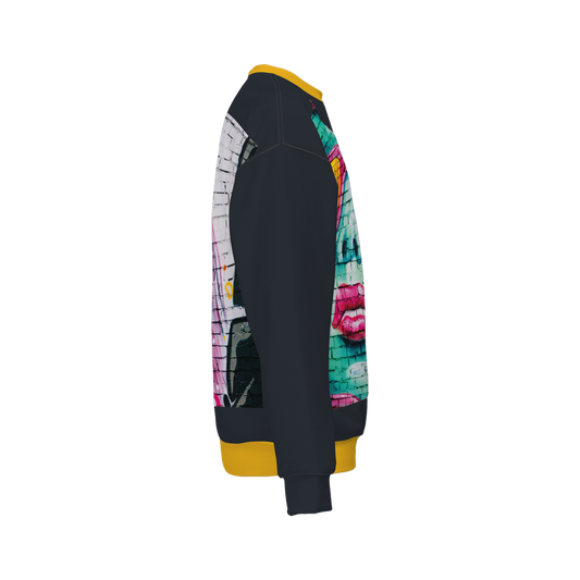 Woman Incognito Relaxed Fit Sweatshirt With Front Patch-Super Heavy 375g