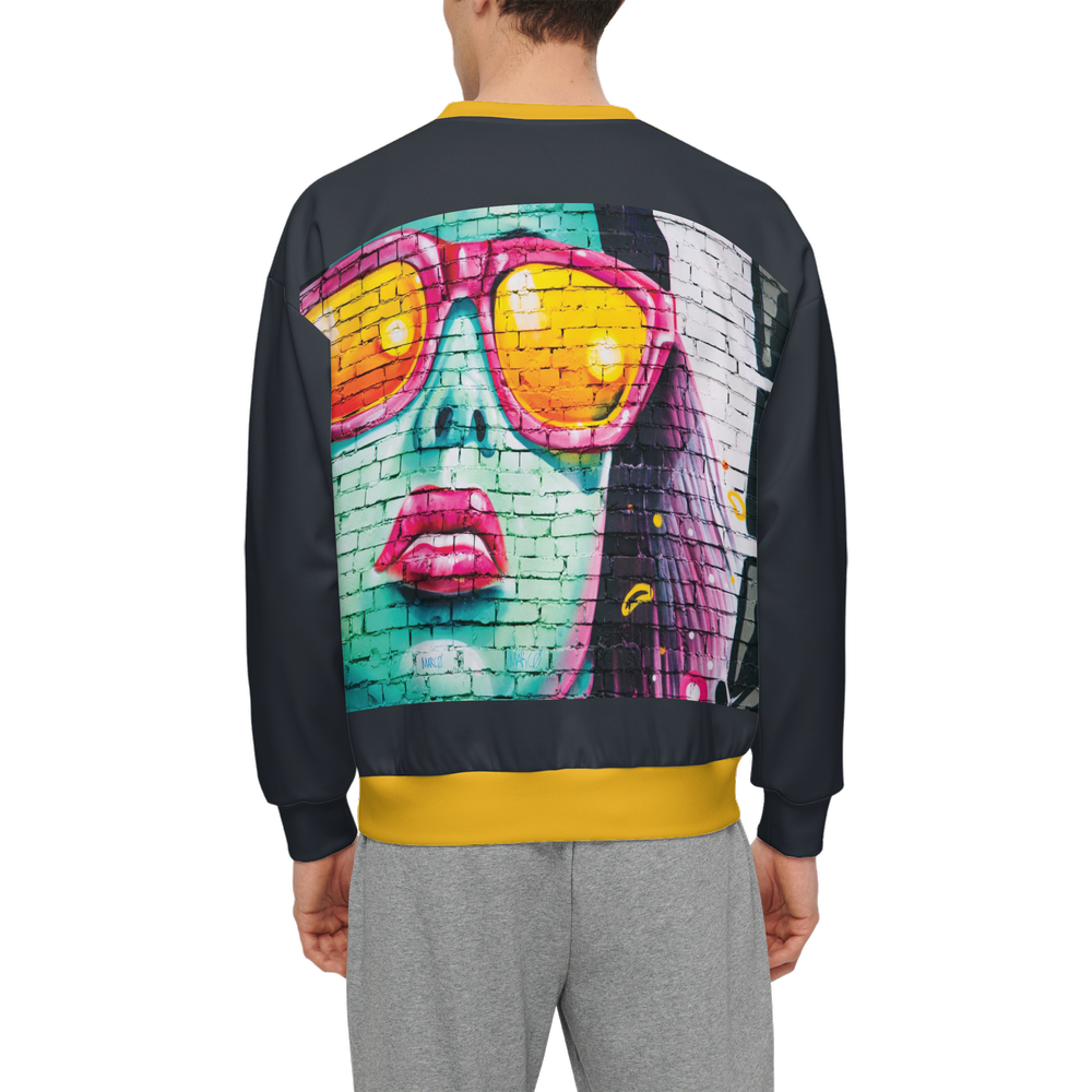 Woman Incognito Relaxed Fit Sweatshirt With Front Patch-Super Heavy 375g