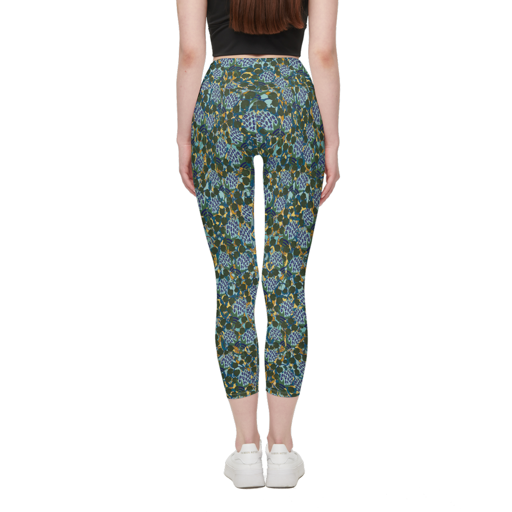 Sea-lestial Women’s High-Rise Leggings-Cloud-Like