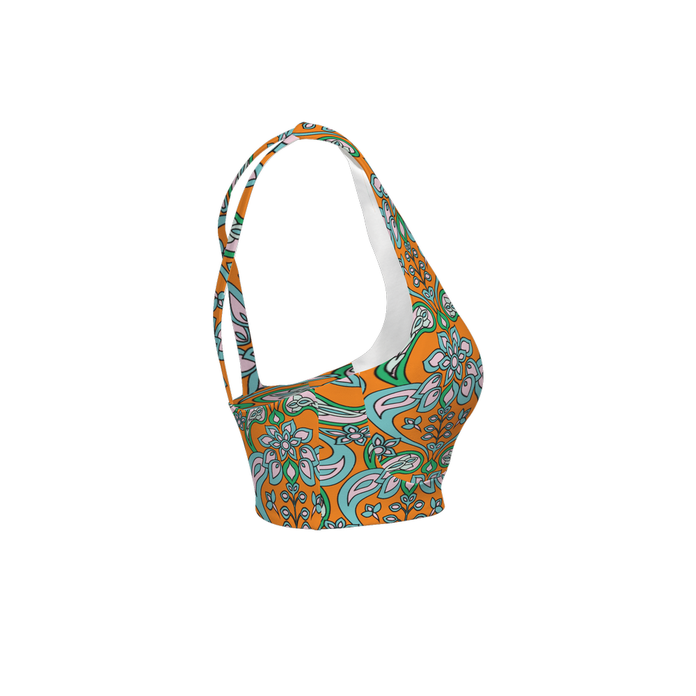 Madeleine Racerback Sports Bra-Butter Soft Texture