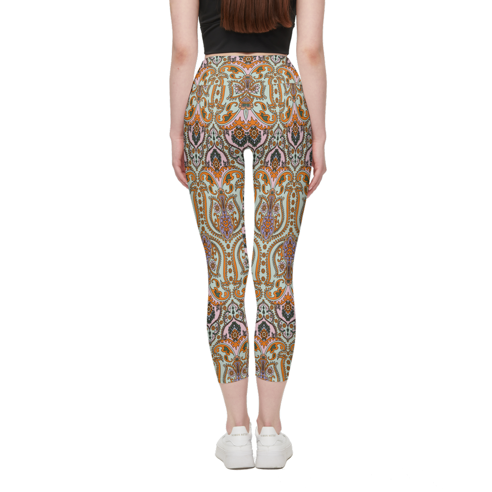 Damasc Women’s High-Rise Leggings-Cloud-Like