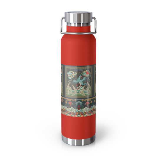 Chinois L'ornement Polychrome by Albert Racine (1825-1893)  Vacuum Insulated Bottle, 22oz