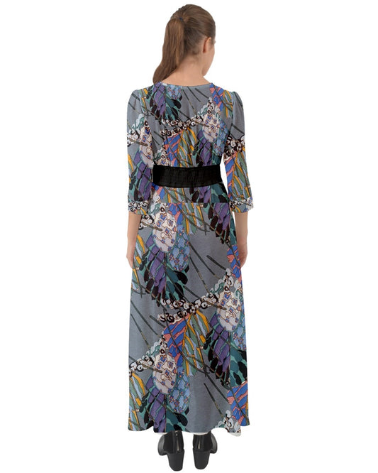 Variations Quatre-Vingt-Six Motifs Décoratifs En Vingt Planches (1928) by édouard Bénédictus. Button Up Maxi Dress