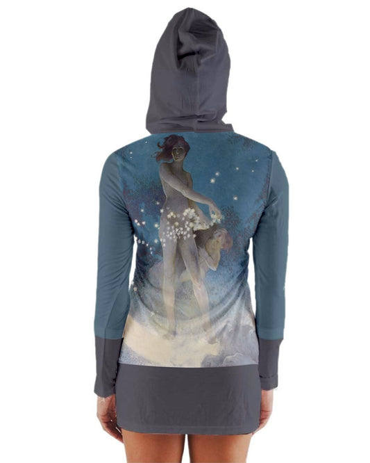 Spring Scattering Stars-1927-by-edwin-blashfield Long Sleeve Hooded T-shirt
