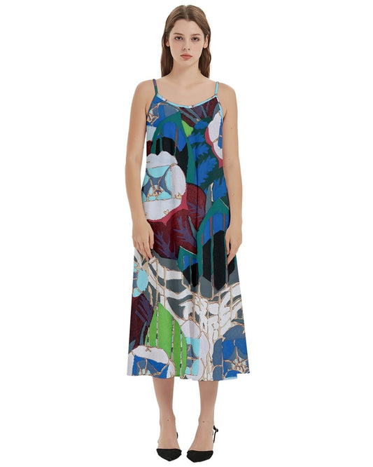 Variations Quatre-Vingt-Six Motifs Décoratifs En Vingt Planches (1928) by édouard Bénédictus. Casual Spaghetti Strap Midi Dress