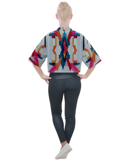 Smart Crop Mock Neck T-Shirt