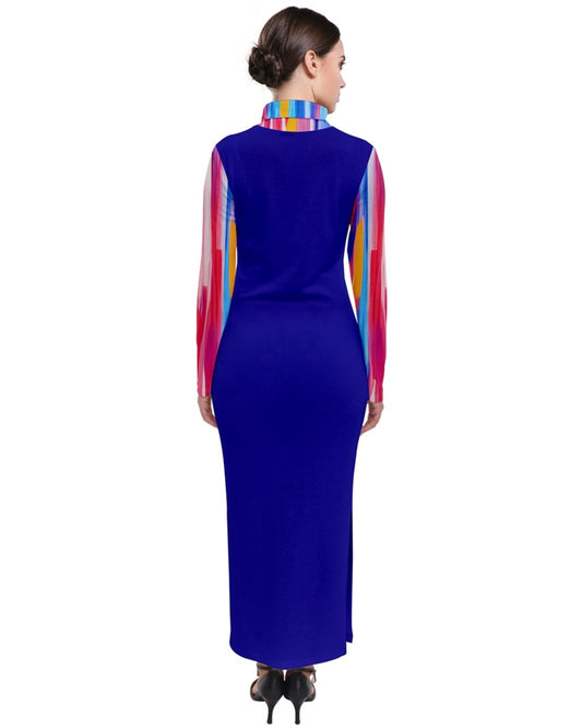 Bright Kalideo Turtleneck Maxi Dress