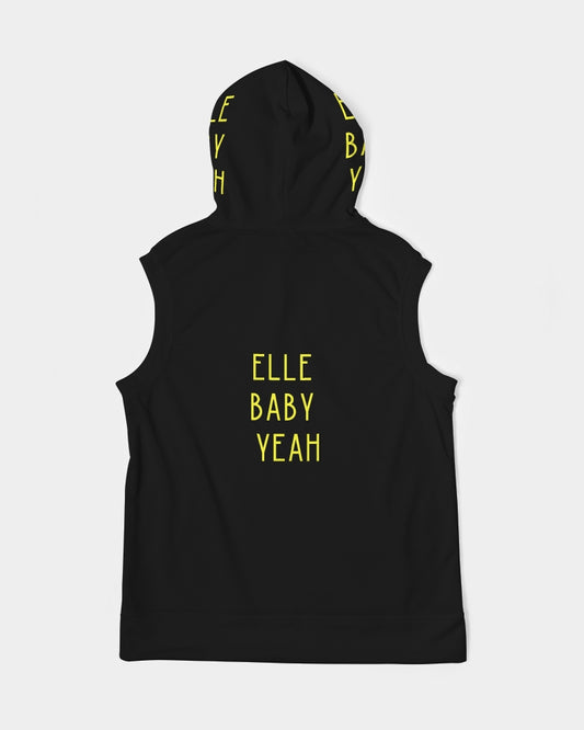 Black 300 Men's All-Over Print Heavyweight Sleeveless Hoodie