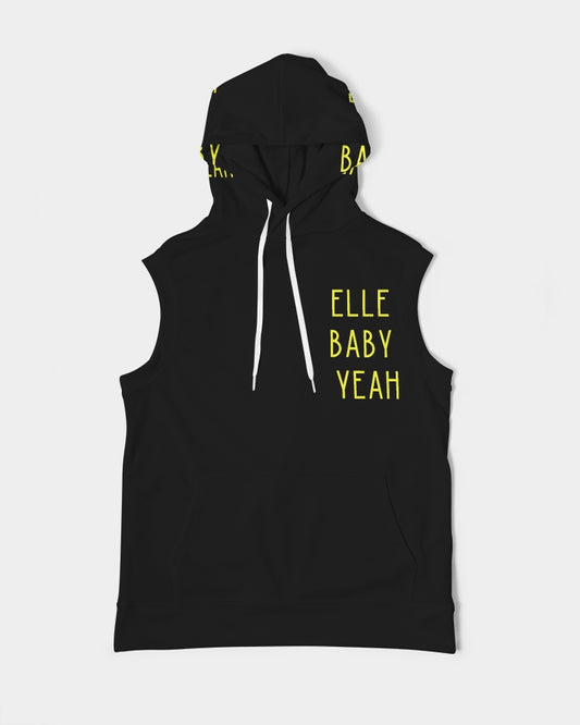 Black 300 Men's All-Over Print Heavyweight Sleeveless Hoodie