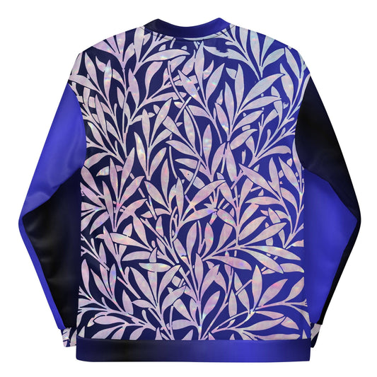 Gradient Leaves Unisex Bomber Jacket