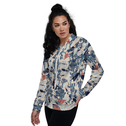 T Time -E.A. Seguy inspired mixed Print Unisex Bomber Jacket