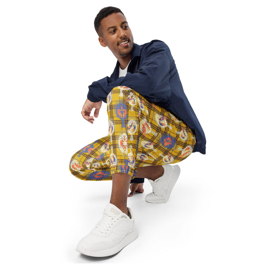 Modern Throwback Plaid Unisex track pants