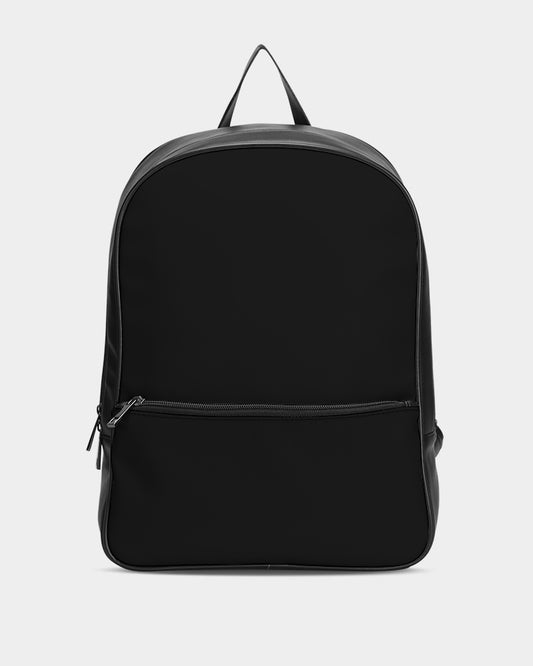 Black 300 Classic Faux Leather Backpack