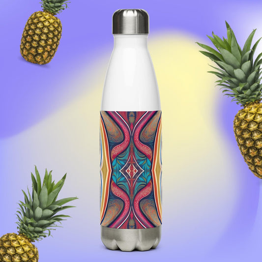 Paisley Crazy Stainless Steel Water Bottle