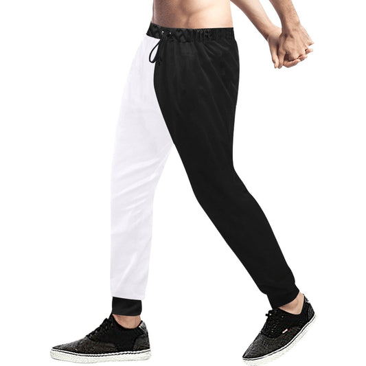 So Black and White Casual Lounge Pants