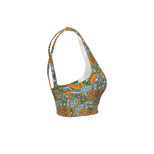 Madeleine Racerback Sports Bra-Butter Soft Texture